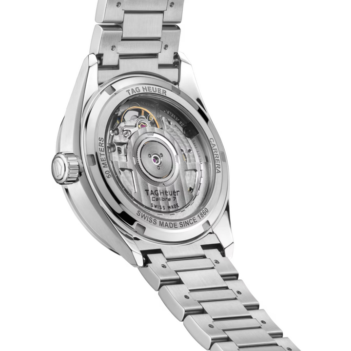 TAG Heuer Carrera Date - WBN231D.BA0001 – Automatikwerk – rosa - 36 mm - Damenuhr mit Saphirglasboden