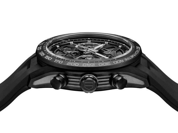 TAG Heuer - Carrera Chrono Extreme Sport - CBU2080.FT6272 – Automatikwerk – schwarz - 44 mm - Herrenuhr aus Titan
