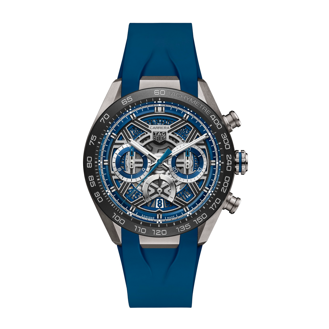 TAG Heuer - Carrera Chrono - CBU2081.FT6274 – Automatikwerk – blau - 44 mm - Herrenuhr