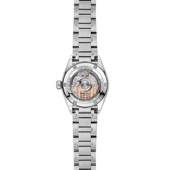 TAG Heuer Carrera Date - WBN2416.BA0621 – Automatikwerk – rosa - 29 mm - Damenuhr mit Saphirglasboden