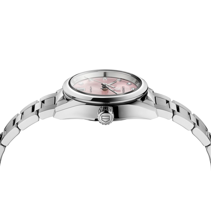TAG Heuer Carrera Date - WBN2416.BA0621 – Automatikwerk – rosa - 29 mm - Damenuhr in Mönchengladbach kaufen