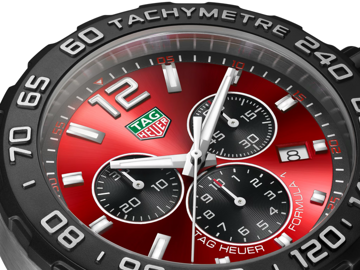 TAG Heuer Formula 1 mit der Referenz CAZ101AN.FT8055 rote Armbanduhr für Herren