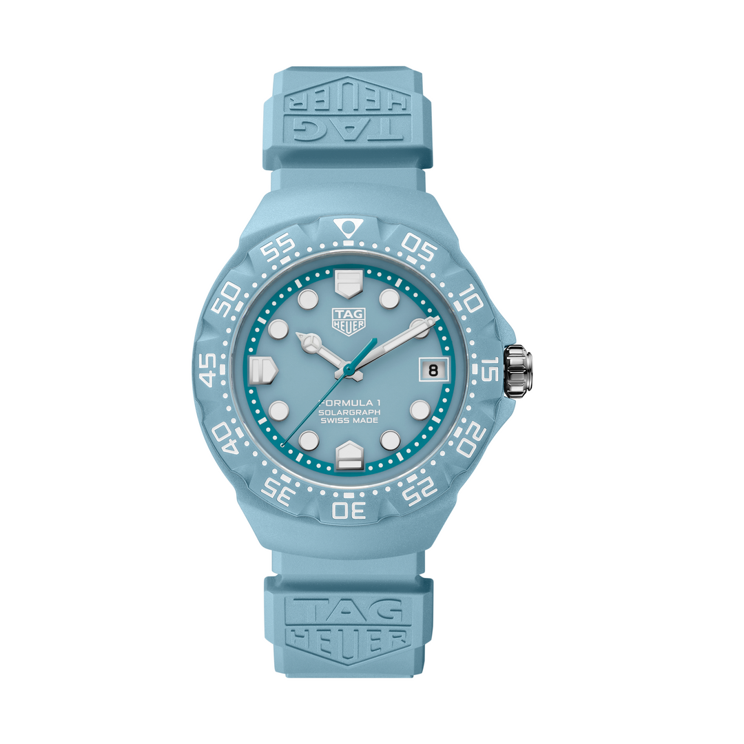 TAG Heuer - Formula 1 Solargraph Limited Edition -WBY1163.FT8113 – Solargraph Quarzwerk – blau - 38 mm - Herren- und Damenuhr