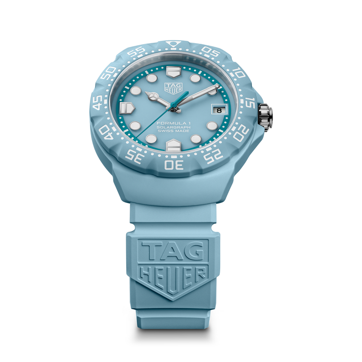 TAG Heuer - Formula 1 Solargraph Limited Edition - WBY1163.FT8113 – Solargraph Quarzwerk – blau - 38 mm - Herren- und Damenuhr