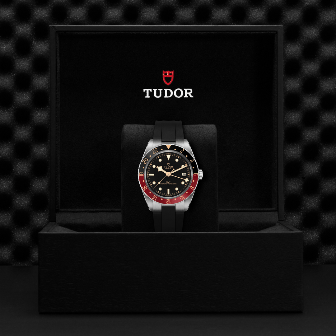 TUDOR - Black Bay 58 GMT - M7939G1A0NRU-0002 – Automatikwerk – schwarz, rot - 39 mm - Herrenuhr mit Kautschukband