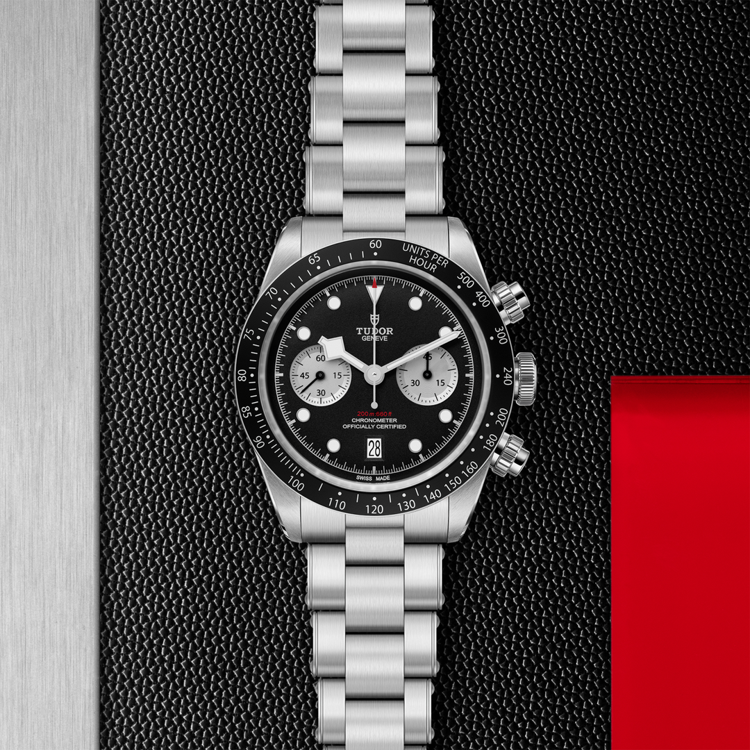 TUDOR - Black Bay Chrono - M79360N-0011 – Automatikwerk mit Chronographenfunktion – schwarz - 41 mm - Herrenuhr in Edelstahl
