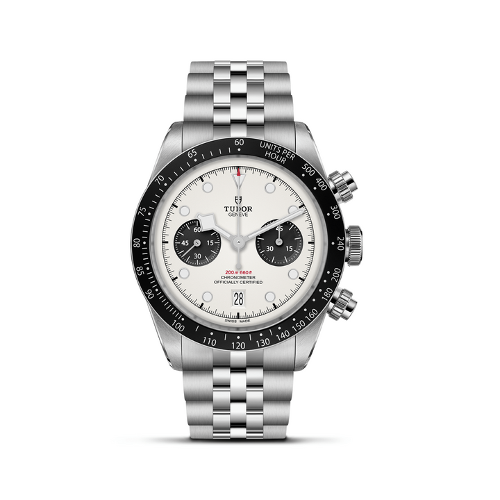 TUDOR - Black Bay Chrono - M79360N-0014 – Automatikwerk mit Chronographenfunktion – Weiß, schwarz - 41 mm - Herrenuhr