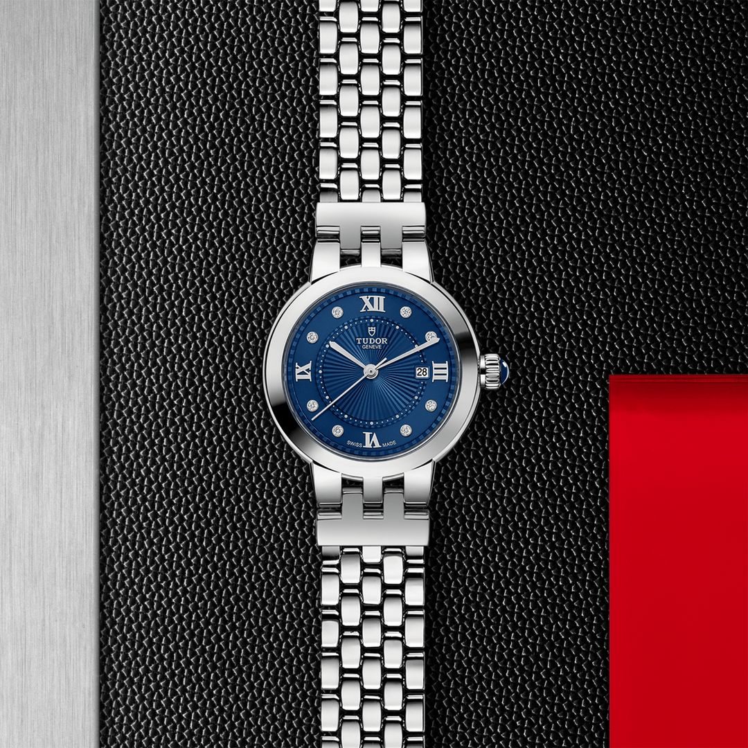 TUDOR - Clair de Rose - M35500-0010 – Automatikwerk – blau - 30 mm - Damenuhr mit Diamanten
