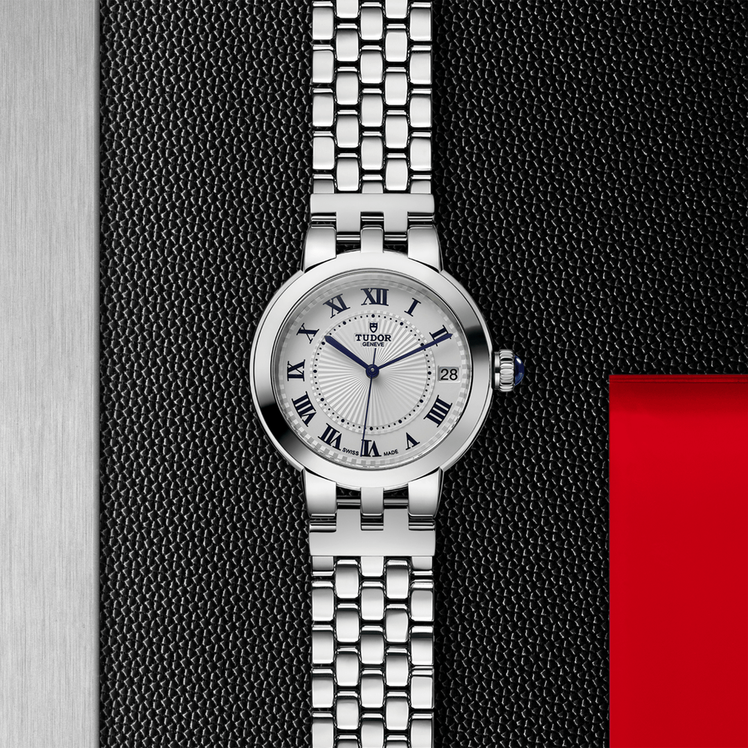 TUDOR - Clair de Rose - M35800-0001 – Automatikwerk – weiß - 34 mm - Damenuhr aus Edelstahl