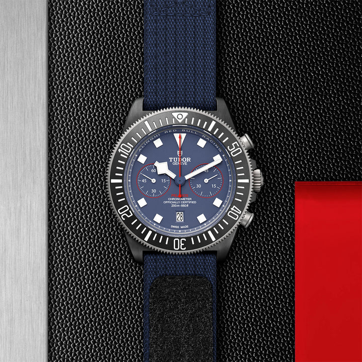 TUDOR - Pelagos FXD Chrono "Alinghi Red Bull Racing Edition" - M25807KN-0001 – Automatikwerk – blau - 43 mm - Herrenuhr mit Chronographen