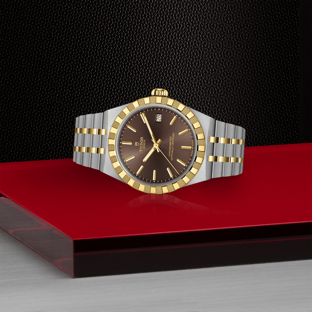 TUDOR - Royal&nbsp; - M2836C1A3-0001 – Automatikwerk – braun, Gelbgold - 36 mm - Damenuhr bei Juwelier Krebber