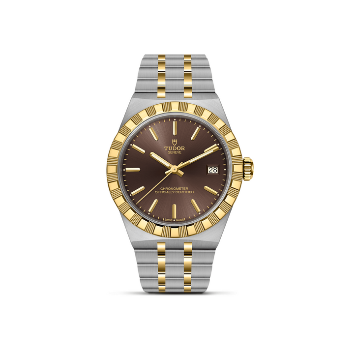 TUDOR - Royal&amp;nbsp; - M2836C1A3-0001 – Automatikwerk – braun, Gelbgold - 36 mm - Damenuhr