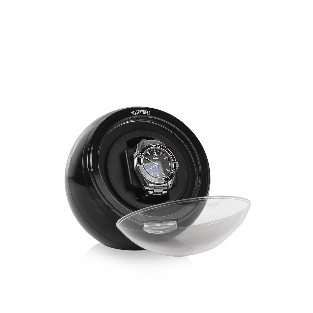 Uhrenbeweger Watchwell Globe V1 70051-03 aus schwarzem Carbon
