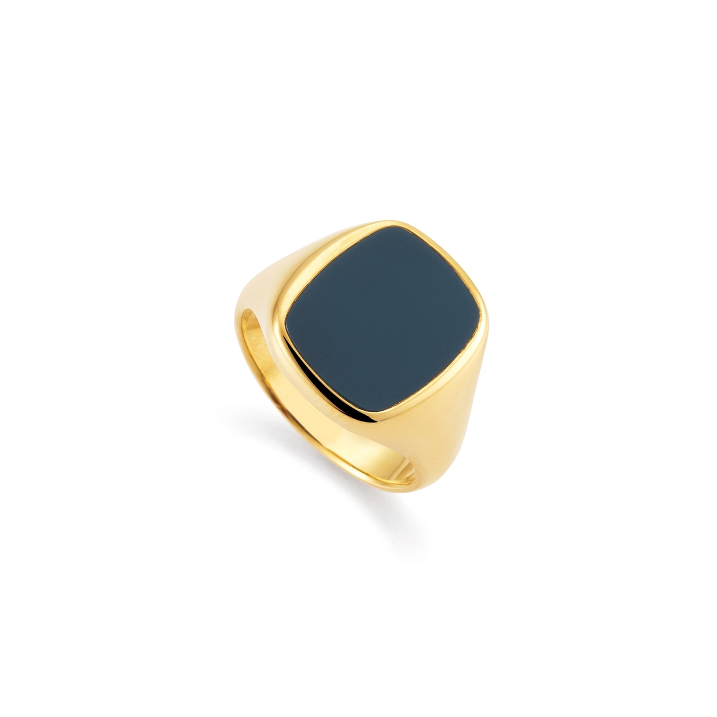 Siegelring von Victor Mayer aus der Romeo & Julia-Kollektion mit der Referenz 51507/00/LO/02/10261 aus Gelbgold mit einem Onyx 