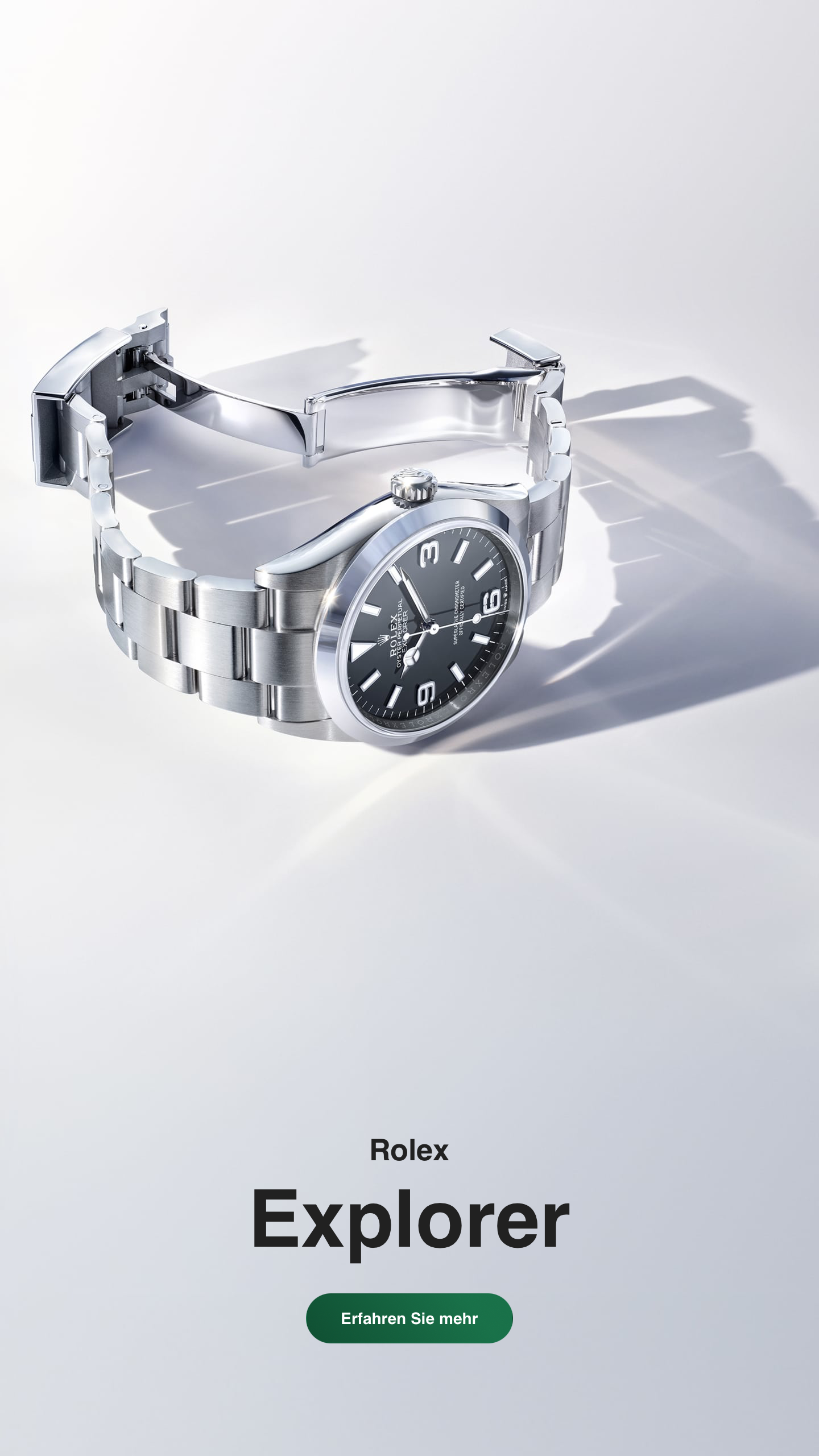 Rolex Explorer bei Juwelier Krebber in Mönchengladbach