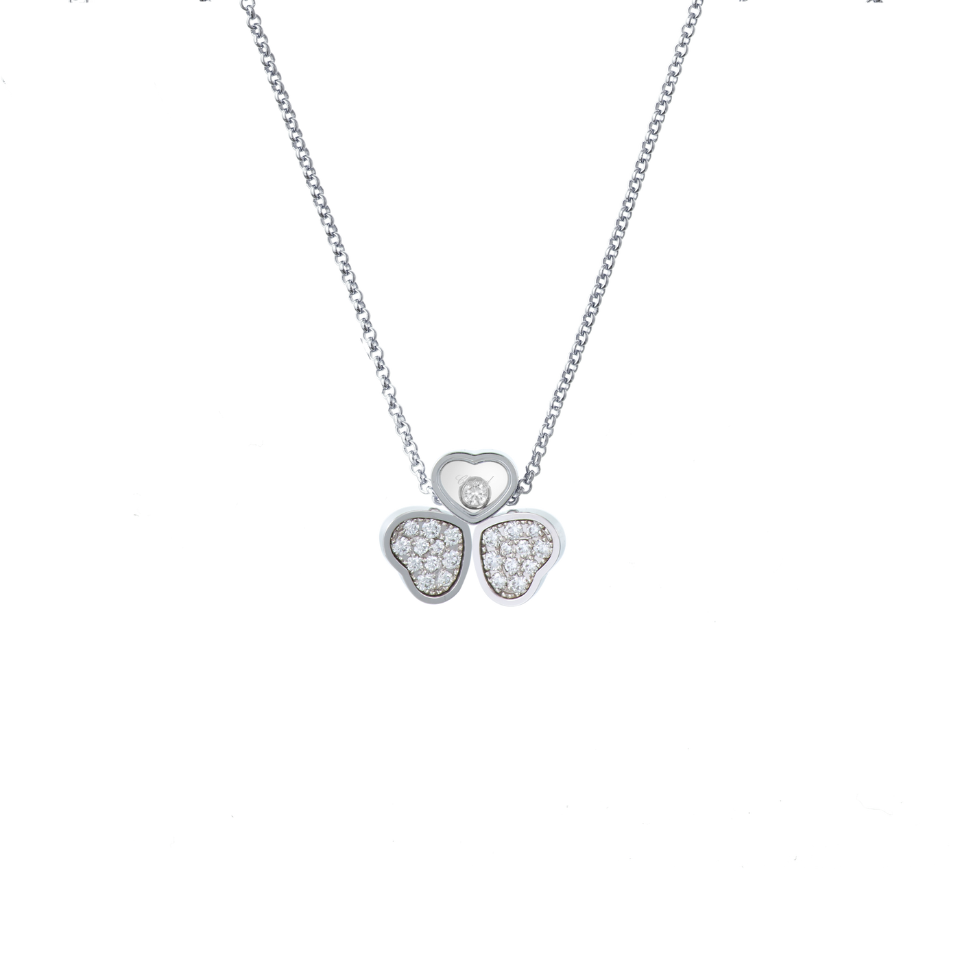 Chopard Collier ´My Happy Hearts Wings 81A083-1911 in Weißgold mit Brillanten.