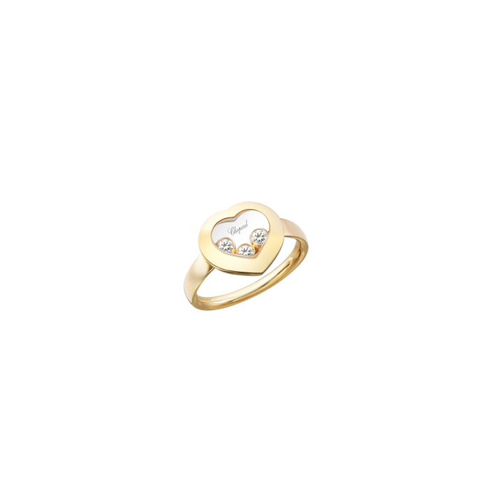 Chopard Ring ´Happy Diamonds 829203-001 in Gelbgold mit 3 Happy Brillanten