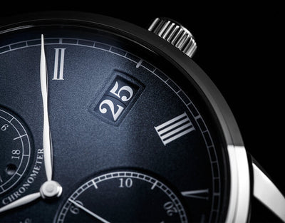 Glashütte Senator in Weißgold