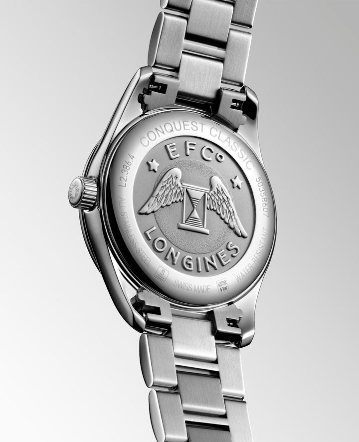 Edelstahlgehäuse von Longines 