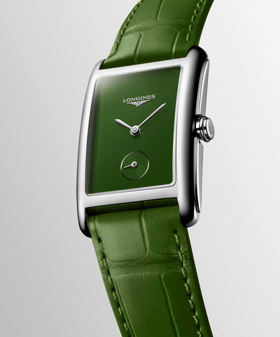 Longines DolceVita mit der Referenz L5.512.4.60.2 grüne Damenuhr