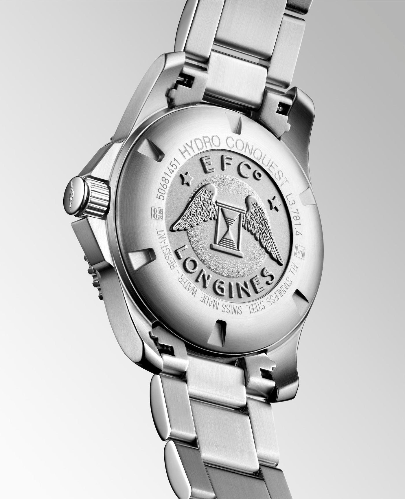 Edelstahl Uhr von Longines