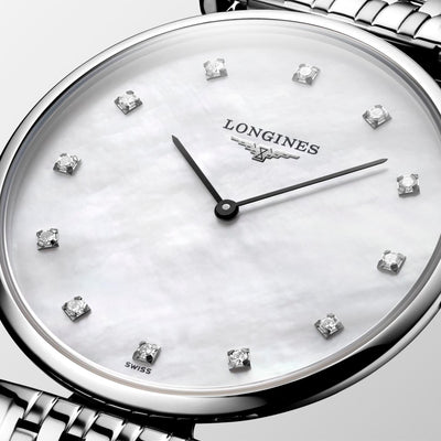 Longines Damenuhr mit Diamanten