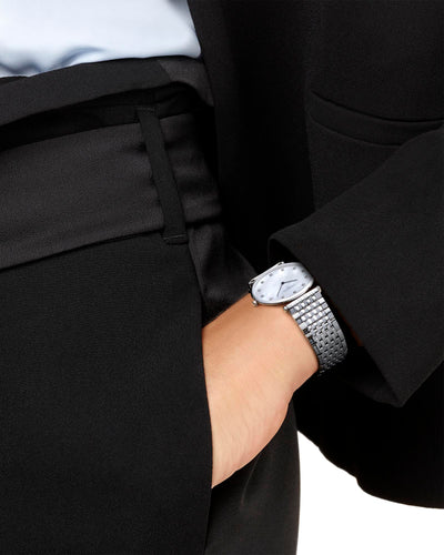 elegante und schlichte Damenuhr von Longines