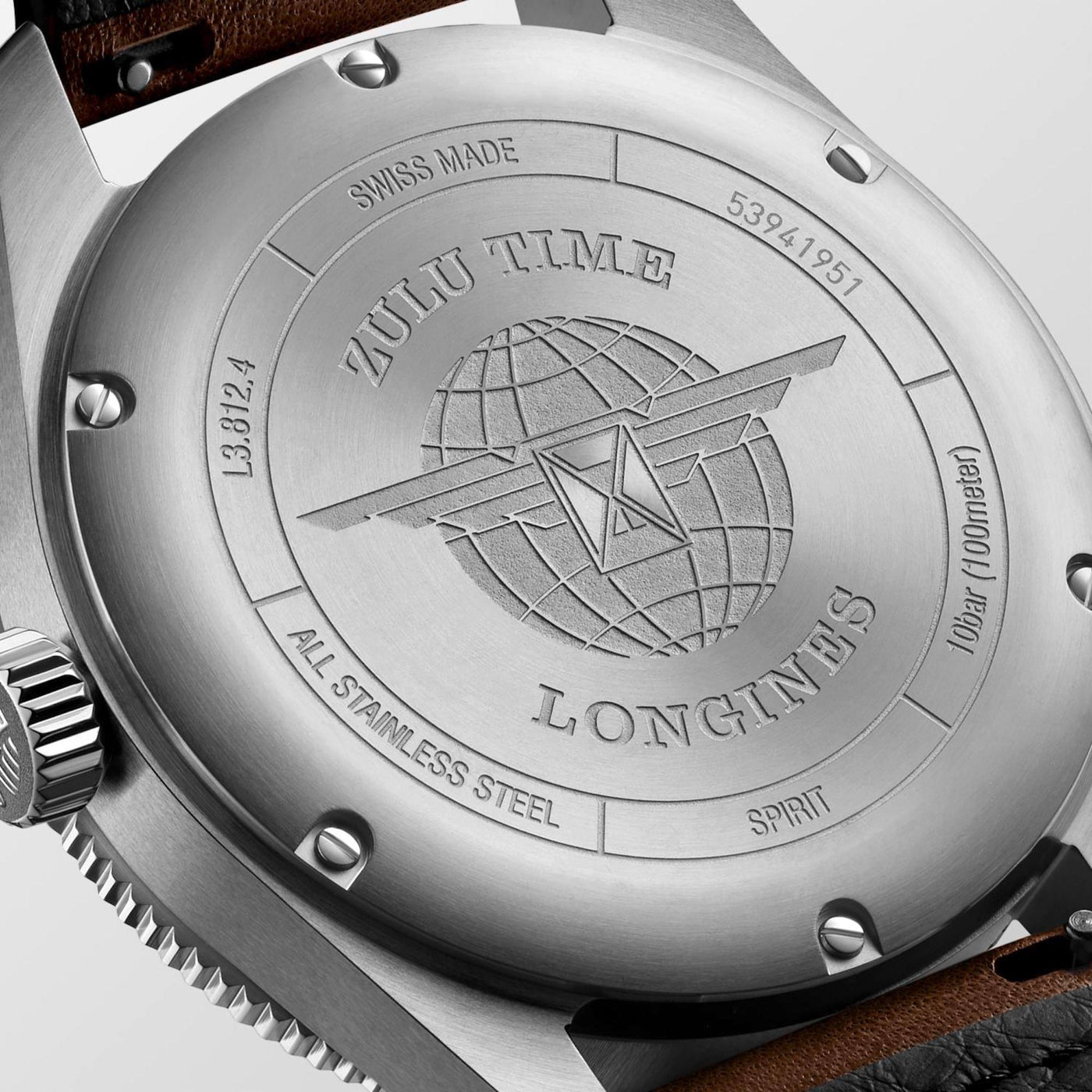 Longines Spirit Stainless Steel Watch