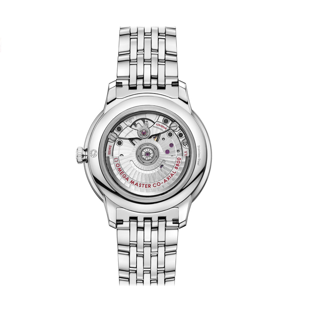 OMEGA - DeVille Prestige Co-Axial Master Chronometer mit der Referenz 434.10.40.20.02.001 Herrenuhr mit weißem Zifferblatt