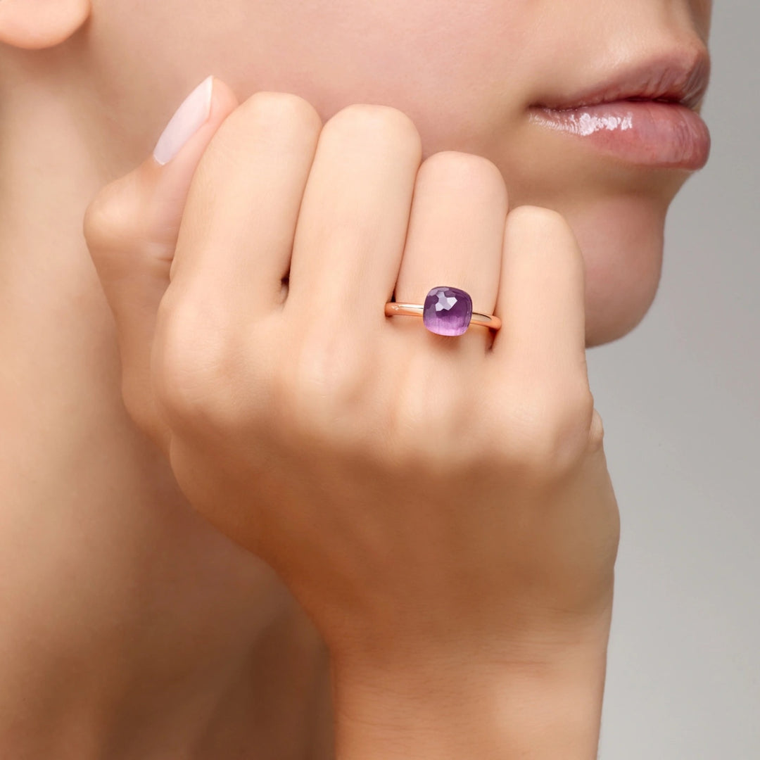 Pomellato Ring Nudo Petit mit Amethyst