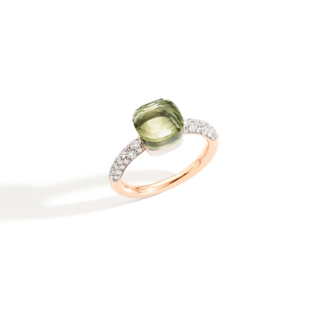 Pomellato Nudo Petit Ring mit Prasiolith und Brillanten
