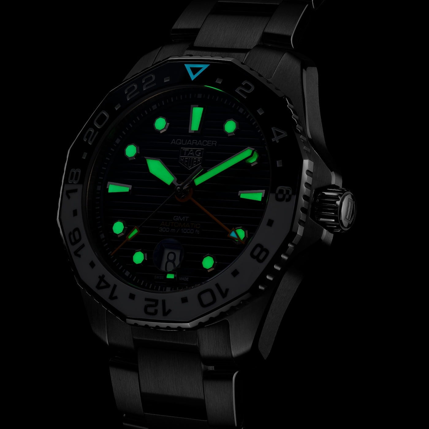 TAG Heuer - Aquaracer Professional 300 GMT mit der Referenz WBP2010.BA0632  Herrenuhr von TAG Heuer
