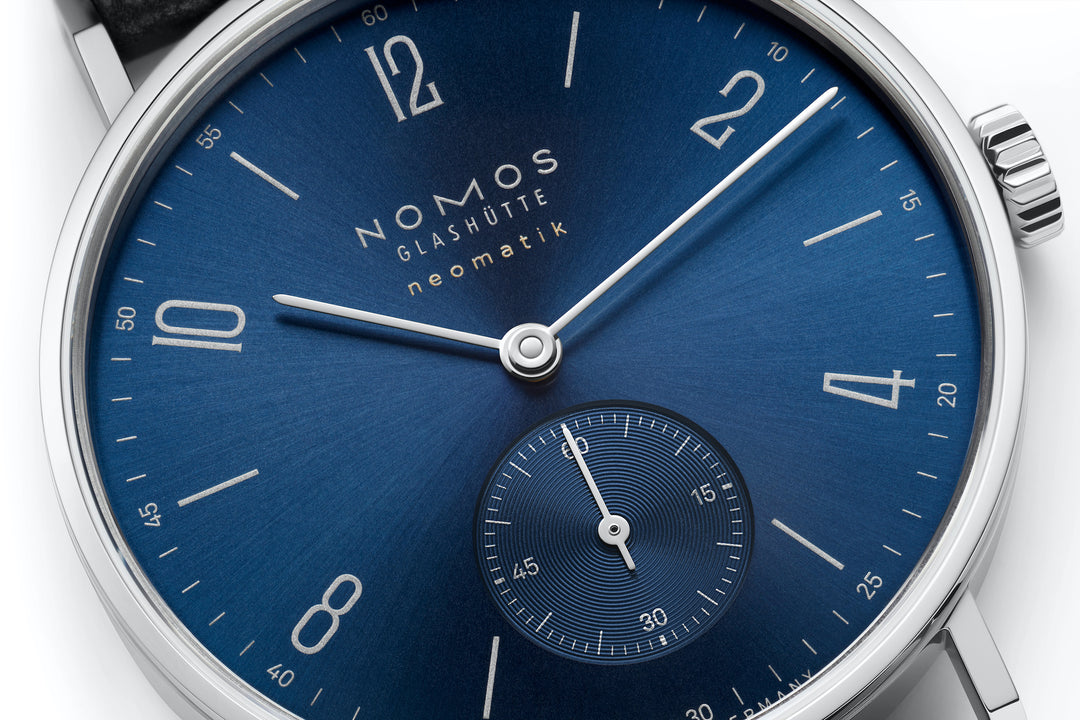 NOMOS Glashütte - Tangente neomatik blaugold mit der Referenz 191 