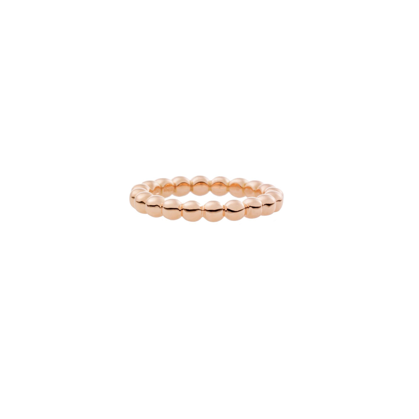 Bron Kugelring Stax aus Roségold in 3,5mm Breite
