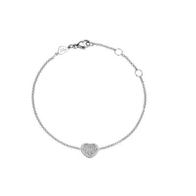 Chopard Armband ´My Happy Hearts 85A086-1091 in 18karat Weißgold und Brillantbesatzt