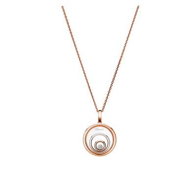 Chopard Happy Spirit Collier 798231-9001 aus Rosé- und Weißgold