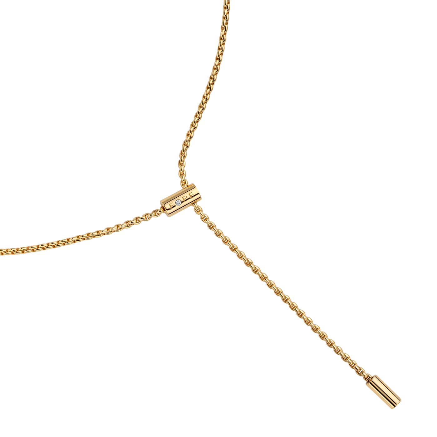 FOPE Aria Y-Collier 891FRBBRN in Gelbgold